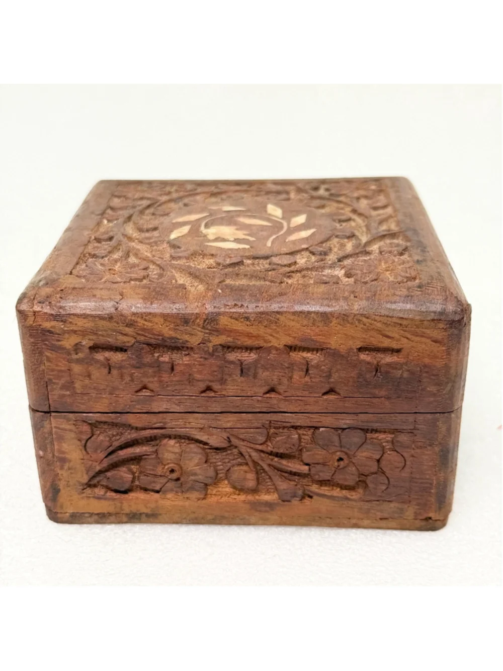 Vintage India Carved Box